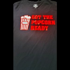 NWT Womans Vneck popcorn T Shirt